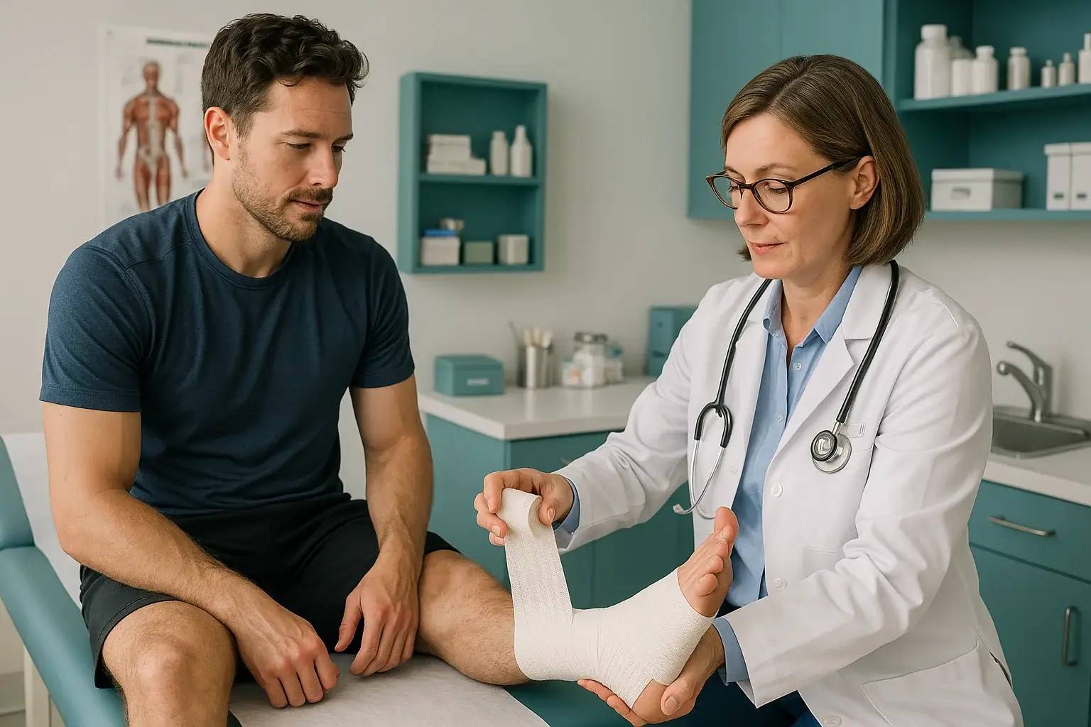 Minor injuries and sports injuries treatment at Sayf Primary Care in Oak Brook