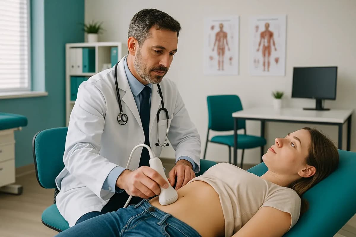 Point-of-care ultrasound imaging at Sayf Primary Care in Oak Brook
