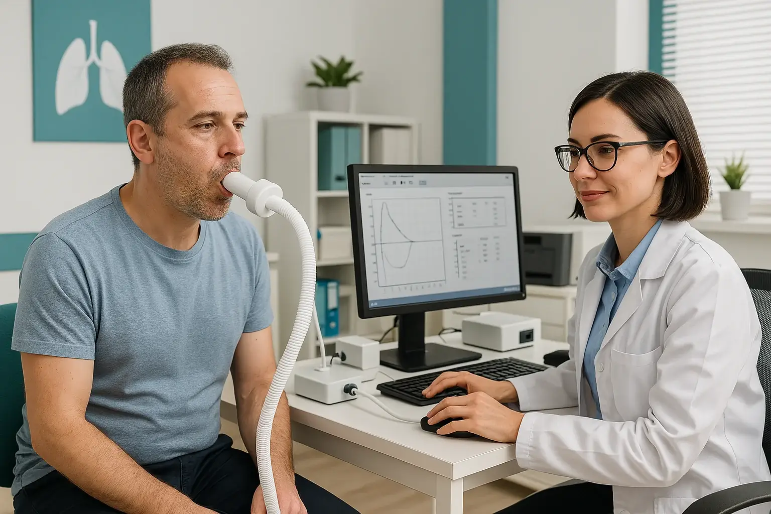 Respiratory and pulmonary condition management at Sayf Primary Care in Oak Brook